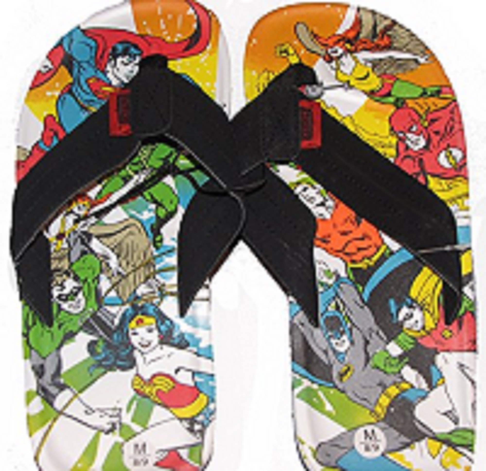 wonder woman flip flops walmart