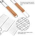 thumbnail image 4 of BBQ Mesh, Durable Large Area Barbecue Net Sturdy Folded Handle  For Picnic For Outdoor Camping, 4 of 8