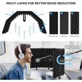 thumbnail image 4 of Temgcuam Microphone Isolation Shield &acirc; Foldable & Adjustable Soundproof Panel for Recording, Podcasting, Vocal Booth, Studio, 4 of 6