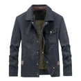 thumbnail image 4 of Men's Casual Loose Fit Tough Style Outerwear Jacket With Multiple Pockets For Spring Autumn Seasons, 4 of 6