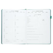 Clever Fox Budget Planner Pro - Financial Organizer + Cash Envelope Budget System. Monthly Finance Journal, Expense Tracker & Personal Account Book. Undated - Start Anytime. (7x10) - Turquoise