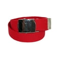 thumbnail image 2 of CTM® Cotton Adjustable Belt with Nickel Finish Buckle (Pack of 3), 2 of 2