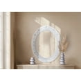thumbnail image 7 of Head West Frosted Tile Framed Oval Wall Vanity Mirror - 23" x 29", 7 of 7