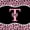 Black Pink T, variant on Manfei Leopard Print Bow Letter B Twin Sheet Sets for Girls, Black Pink Initial Bedding, 3-Piece