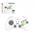 thumbnail image 6 of Retro-Bit SEGA Saturn® 2.4GHz Wireless Pro Controller for Sega Saturn, Sega Genesis Mini, Switch, PC, Mac - Includes 2 Receivers - White, 6 of 7