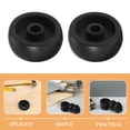 thumbnail image 3 of unbranded 6Ud Rodillos De Gimnasio Negros Reemplazo Para Bicicletas Y Caminadoras, 3 of 8