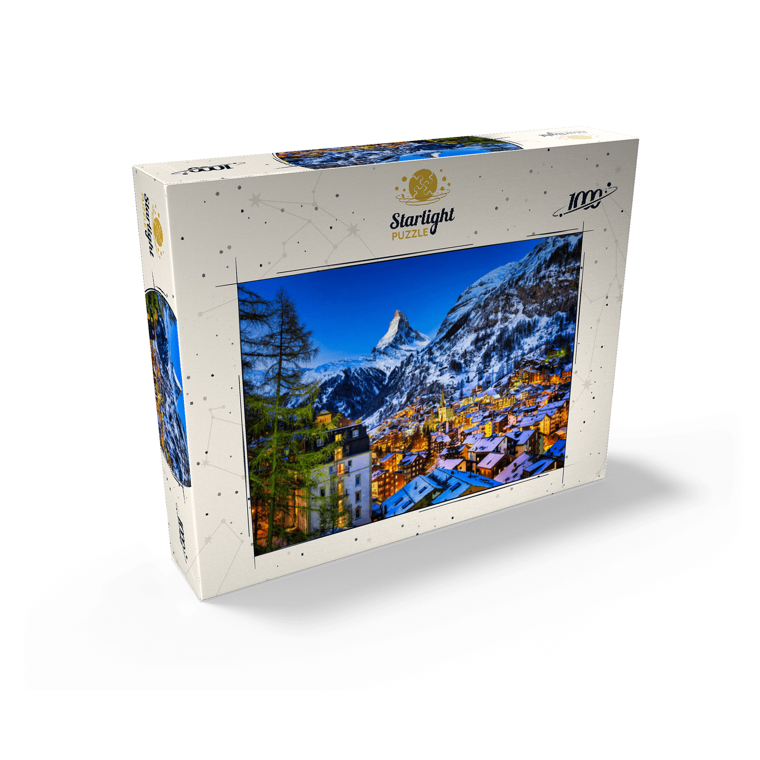MyPuzzle - Zermatt And The Matterhorn Switzerland - Premium 1000 Piece Jigsaw Puzzle for Adults