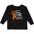 thumbnail image 3 of Inktastic Support Educate Care Limb Loss Awareness Orange Ribbon Boys or Girls Long Sleeve Toddler T-Shirt, 3 of 5