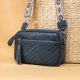 thumbnail image 4 of Bolso para cámara de mujer, bolso informal, bolso de compras de cuero genuino (azul), 4 of 9