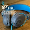 thumbnail image 7 of JLab Audio Studio On-Ear Headphones & Over-Ear Headphones, Foldable, Grey/Blue, 7 of 7