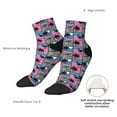 thumbnail image 6 of Pofeuu Hawaii Palms Print 30cm Socks, Adult Running Hiking Socks for Youth and Adult, 6 of 7