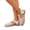 White, variant on Women's Closed Toe Gladiator Sandals, Braided Slingback Shoes, Summer Sandals, Woman Fisherman Gladiator Braided Flat Sandal Cute Woven Strappy Closed Toe Shoes for Summer, White 5.5