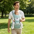thumbnail image 3 of Hip Carrier for Baby - Easy to Wear Ergonomic Front Facing Baby Carrier with Hip Seat for 7–45 lbs - Baby Harness with Back Support, Breathable & Adjustable, 3 of 5
