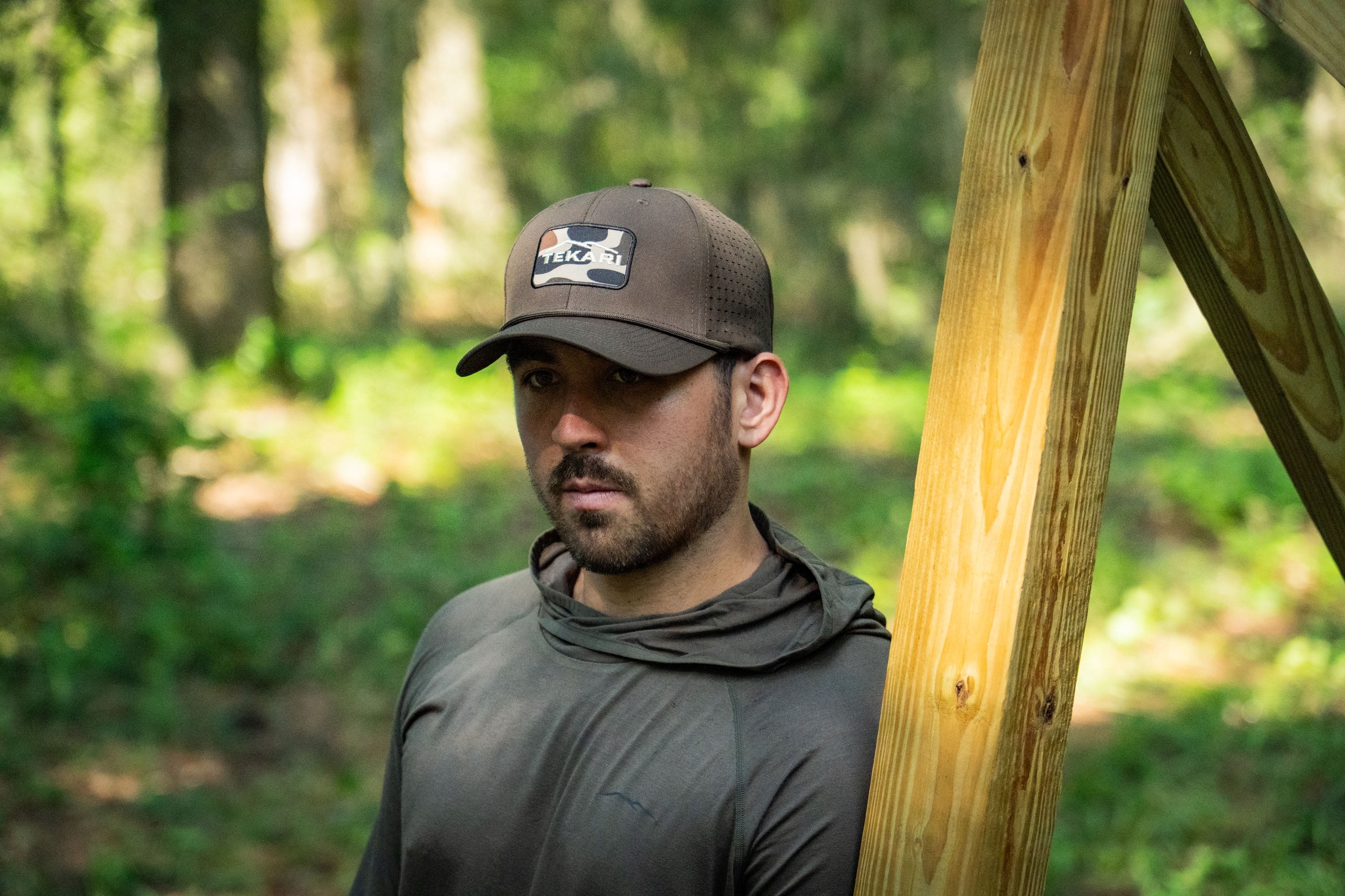 6 Panel Micro Birdseye Mesh Laser Cut Rope Cap, OSFM
