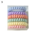 thumbnail image 2 of AURORA TRADE 6PCS Spiral Hair Ties, Coil Hair Ties, Phone Cord Hair Ties, Ponytail Hair Coils No Crease, 2 of 5