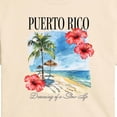 thumbnail image 2 of Instant Message - Puerto Rico Beach Cropped Graphic T-Shirt, 2 of 5