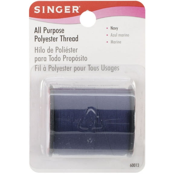 Singer All-Purpose Polyester Thread 150yd-Navy
