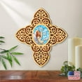 thumbnail image 4 of G. Debrekht 88491 Guardian Angel Dove Filigree Wooden Cross by Museum Icons - Inspirational Icon Decor, 4 of 7