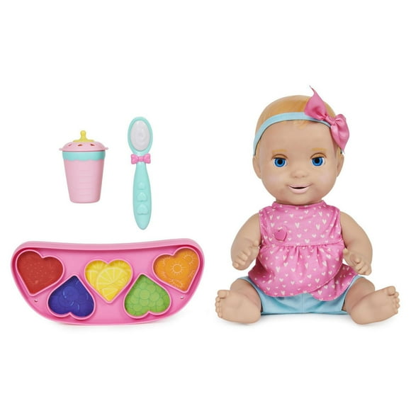 Mia Mealtime Magic, Poupée interactive, reconnaît plus de 50 aliments avec des réactions réalistes et plus de 70 sons