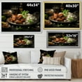 thumbnail image 4 of Designart "Brown Tones of Cuban Cuisine I" Food & Beverage Floater Framed Canvas Art Print, 4 of 7