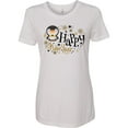 thumbnail image 3 of Inktastic Happy New Year with Cute Penguin Women's T-Shirt, 3 of 5