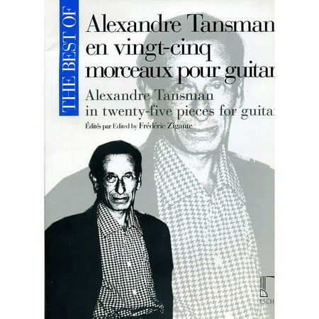 Durand The Best Of Alexandre Tansman In Twenty-Five Pieces For