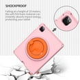 thumbnail image 5 of Dteck for iPad Pro 11 2022/2021/2020/2018, iPad Air 4th 5th 10.9 Case, EVA Shockproof Rotate Handle Folding Stand Heavy Duty Protective Cute Cover for Boys Girls, Pink, 5 of 6
