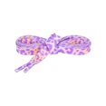 thumbnail image 2 of INSPIRE CHIC Leopard Shoelaces Multicolor Tie Dye Gradient Shoelace Flat Shoe Strings for Sports Sneakers 2 Pairs Purple 100cm/39.4", 2 of 5