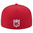 thumbnail image 4 of Men's New Era Cardinal Arizona Cardinals  Oversized 59FIFTY Fitted Hat, 4 of 5
