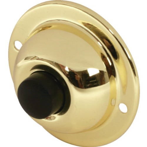 Newhouse Hardware 13/4 in. Round Unlighted Wired Doorbell Push Button