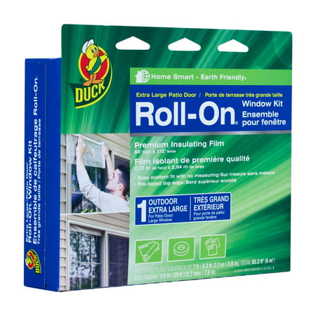 Duck Brand Roll-On Outdoor Window Kit for Extra Large Windows and Patio