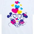 thumbnail image 3 of Disney - Minnie Mickey Hearts - Toddler & Youth Short Sleeve Graphic T-Shirt, 3 of 5