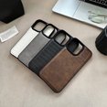 thumbnail image 4 of Retro Leather Texture Phone Case For iPhone15 14 13 12 11 Pro Max X XR XSMAX TPU Fall Prevention Cover New Products, 4 of 5