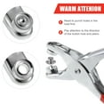thumbnail image 2 of Press Studs Plier Clamps Home Clothes Clothing Shoes Grommets Sewing Snap Rivets Buckle Fasteners Manual Installing Tool with Buttons, 2 of 9