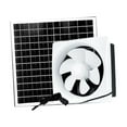 thumbnail image 3 of veasfak Solar Powered Fan Kit Wall Mount Ventilation 10inch Fan 20W Solar, 3 of 9