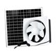 thumbnail image 3 of Kit de ventilador de panel solar para montaje en pared, ventilación, ahorro de energía, ventilación de refrigeración conveniente Ventilador solar de 10 pulgadas y 20 W, 3 of 9