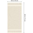thumbnail image 3 of Utopia Towels 6 Pack Premium Hand Towels Set, 16 by 28 inches, 100% Ring Spun Cotton, Ultra Soft and Highly Absorbent 600GSM Towels for Bathroom, Gym, Shower, Hotel, and Spa, Ivory, 3 of 8