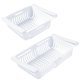 thumbnail image 3 of Estante de almacenamiento para frigorífico - Organizador desplegable con clips ajustables para frutas, verduras y condimentos, organizador de frigorífico que ahorra espacio, 3 of 5