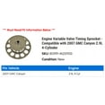 thumbnail image 2 of Engine Variable Valve Timing Sprocket - Compatible with 2007 GMC Canyon 2.9L 4-Cylinder, 2 of 2