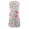 thumbnail image 4 of LOVZFMLL Robes Femmes Mode Femmes Solide Été Sans Manches Col en V Décontracté Découpé Mini Fermeture Éclair Patchwork Poche Combinaison, 4 of 4