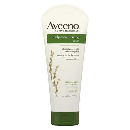 Aveeno Active Naturals Unscented Hand and Body Moisturizer Cream 8 oz. Tube 00381371165322 1 Ct
