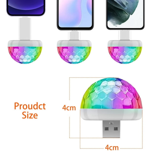 Mini AMPOULE LED USB Effets Disco
