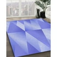 thumbnail image 2 of Ahgly Company Indoor Rectangle Patterned Light Slate Blue Area Rugs, 2' x 4', 2 of 6
