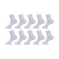 thumbnail image 2 of Calcetines para hombre Qarigey 10 uds absorbentes de sudor poliéster color blanco, 2 of 6