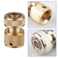 thumbnail image 4 of Heavy Duty Three Way Connector Set, Quick Connector For Wide Usage Indoors And Outdoors, Leak-Proof Solid Brass Construction Easy To Install Universal Connectors, 4 of 5