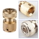 thumbnail image 2 of Conector de manguera de jardín Acoplamiento rápido de latón Conector de manguera de agua de 1/2" Dispositivo de paso de agua (6 piezas), 2 of 5