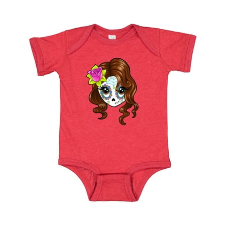 

Inktastic Cute Sugar Skull Girl Gift Baby Boy or Baby Girl Bodysuit