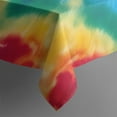 thumbnail image 4 of Colorful Tie Dye Mandala Pattern Rectangle Tablecloth 60"x102",Waterproof Polyester Rectangle Table Cloth, Wipeable Spillproof Polyester Tablecloth for Dining, Camping, Indoor and Outdoor, 4 of 6