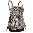 thumbnail image 3 of Hilor Women Plus Size Tankini Bathing Suits Retro Paisley Swimsuit 2 Piece Swimwear, 3 of 8