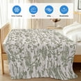 thumbnail image 4 of Spring Flowers Cooling Blanket,Lightweight Breathable Summer Throw Blanket with Double Sided Cold Effect,Farmhouse Sage Green Pastoral Floral Leaf Picnic Blankets Bed Sheet for Hot Sleepers 30"x40", 4 of 8
